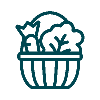 wired outline 524 basket vegetables aad8ef3b